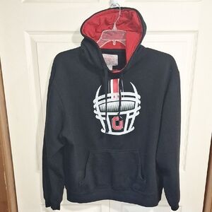 Varsity Ohio State Authentic Apparel OSU Football Helmet-Black/Red Hoodie